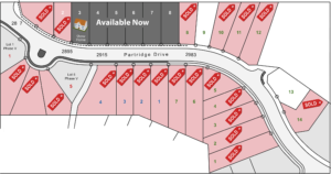Pineview Plateau Lot Map